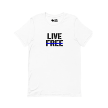 Load image into Gallery viewer, Thin Blue Line Live Free - Short Sleeve
