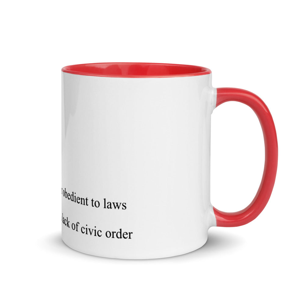 Lawless Definition - Mug